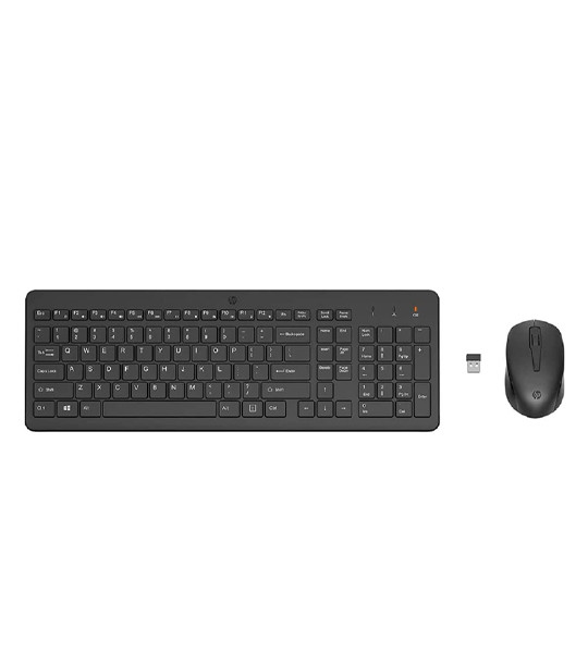 HP 330 Wireless Black Keyboard and Mouse Set with Numeric Keypad