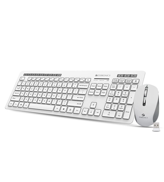 ZEBRONICS Zeb-Companion 500 2.4GHz Wireless Keyboard and Mouse Set