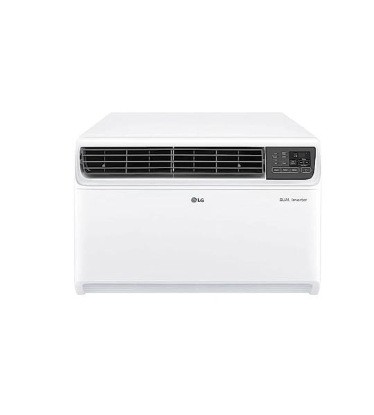 LG 1.5 Ton 3 Star DUAL Inverter Window AC (Copper, Convertible 4-in-1 cooling, HD Filter, 2022 Model, PW-Q18WUXA, White)