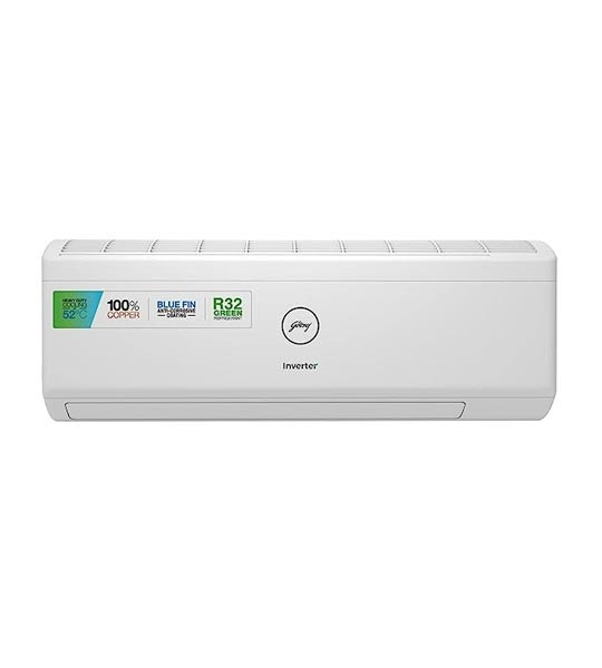 Godrej 1.5 Ton 5 Star 5-In-1 Convertible, Inverter Split AC (100% Copper, Heavy Duty Cooling at 52°C, 2023 Model,AC 1.5T EI 18IINV5R32 WWA, White)