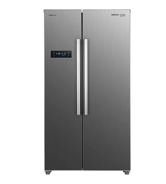 Voltas Beko 563L Inverter Frost Free Side by Side Refrigerator