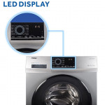 Haier Fully Automatic Washing Machine with Muscular Drum, LED Display (HW65-10829TNZP, Titanium Grey)