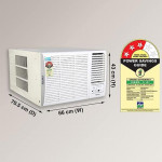 Voltas 1.5 Ton 3 Star, Inverter Window AC (Copper, 2-in-1 Adjustable Mode, 2023 Model, 183V Vertis Elite, White)