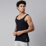 Men Pack of Two Solid Innerwear Vests