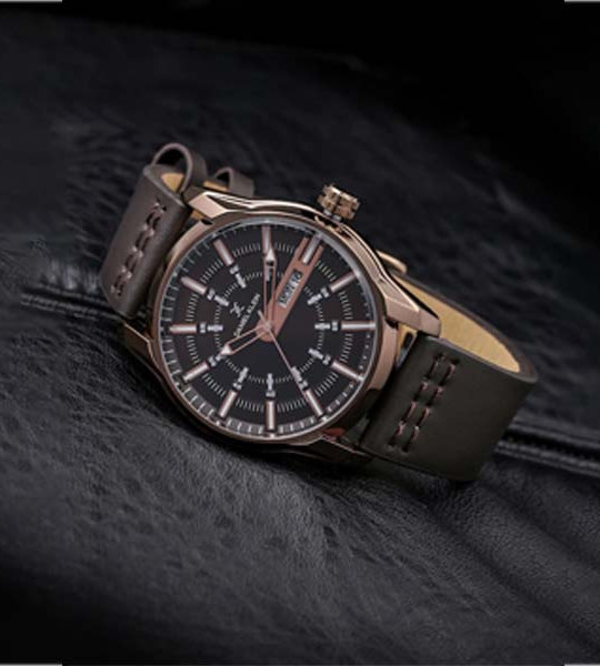 Premium Men Coffee Brown Analogue Watch DK11599-4