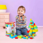 Jumbo Brix Stack Set Multicolor - 80 Pieces