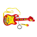 Music plastic Learning to Play Guitar Musical Toy Musical Button Guitar Toy