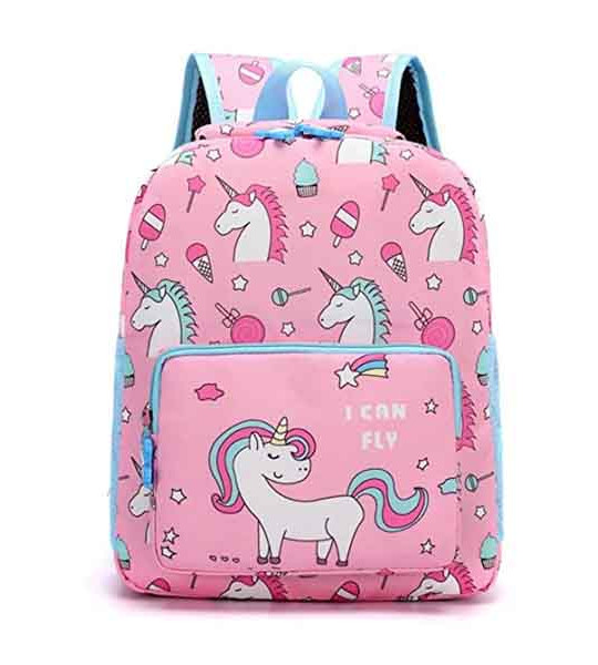 VISMIINTREND Little Kids Small Unicorn Dinosaur Teddy Backpack Daypack Bagpack Preschool Kindergarden School Book Bag for Toddler Boys and Girls | Gif