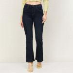 Women Solid Bootcut Jeans