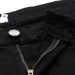 Men Black Slim Fit Mid-Rise Clean Look Stretchable Jeans