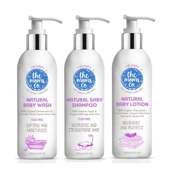 Set of Baby Natural Bath Essentials 200 ml each