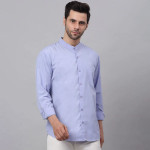 Men Violet Casual Shirt