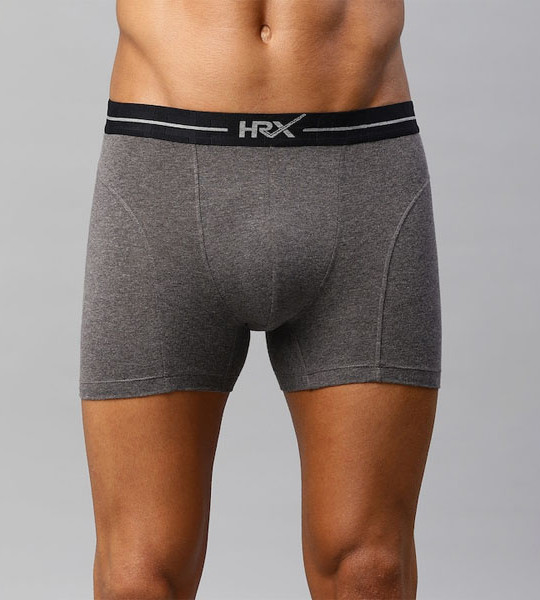 Men Lifestyle Charcoal Grey Core Boxer Brief