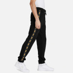 Men Black Solid Track Pant